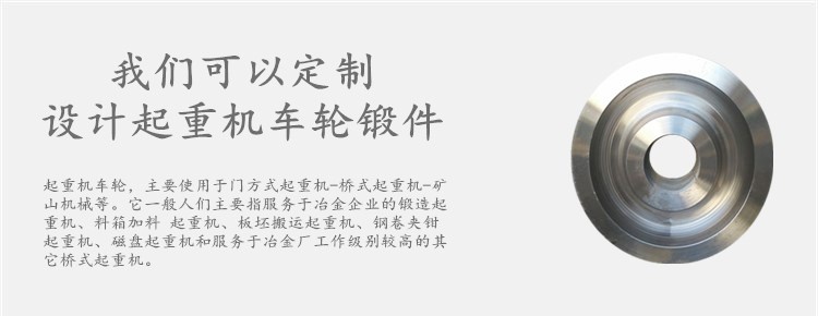 定制起重机车轮 定制起重机车轮