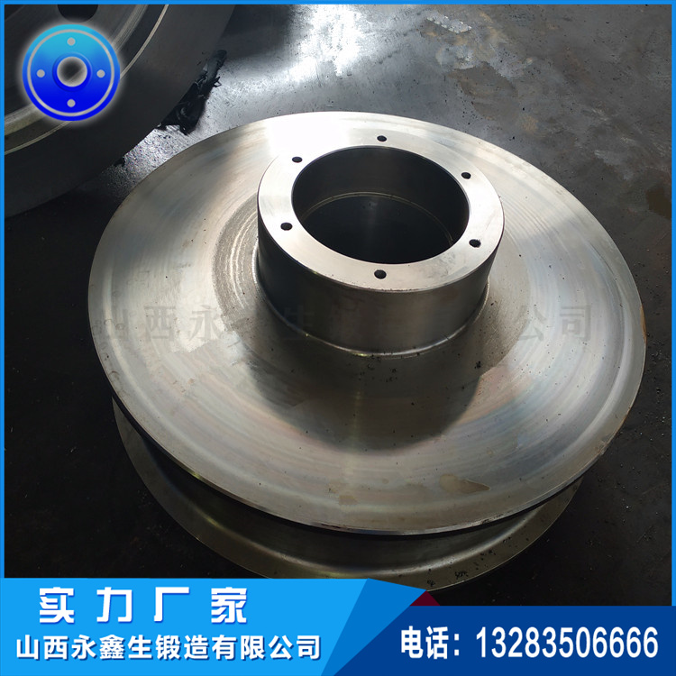 集装箱轨道吊车轮锻件 集装箱轨道吊车轮锻件