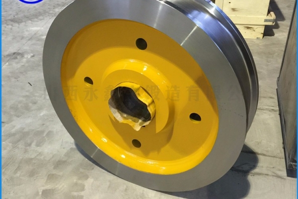 高炉铁水罐车轮锻件