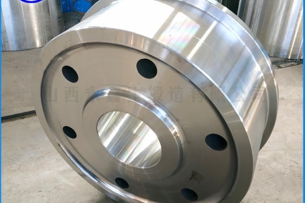 拖船下水车轮锻件