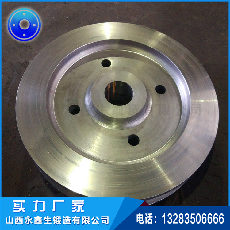 锻造65MN车轮体锻件